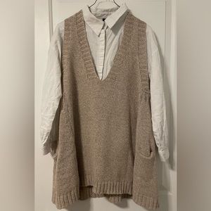 S/M V-Neck Knit Dress (SHIRT NOT INCLUDED)